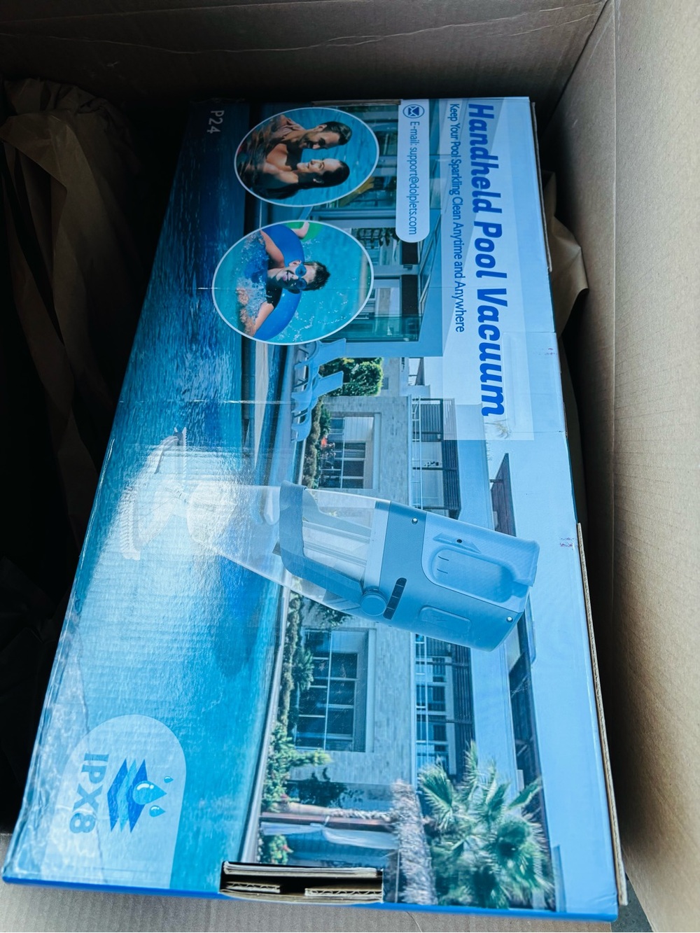 Handheld Pool Vacuum - Blue
